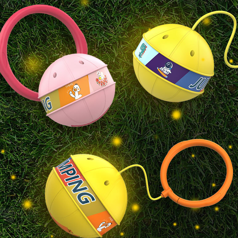 Glowing Ankle Skip Jumping Ball for Kids