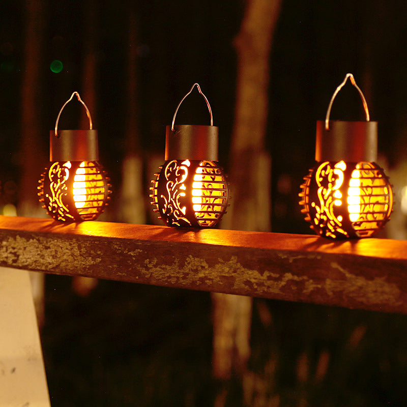 Solar Simulation Flame Hanging Lamp