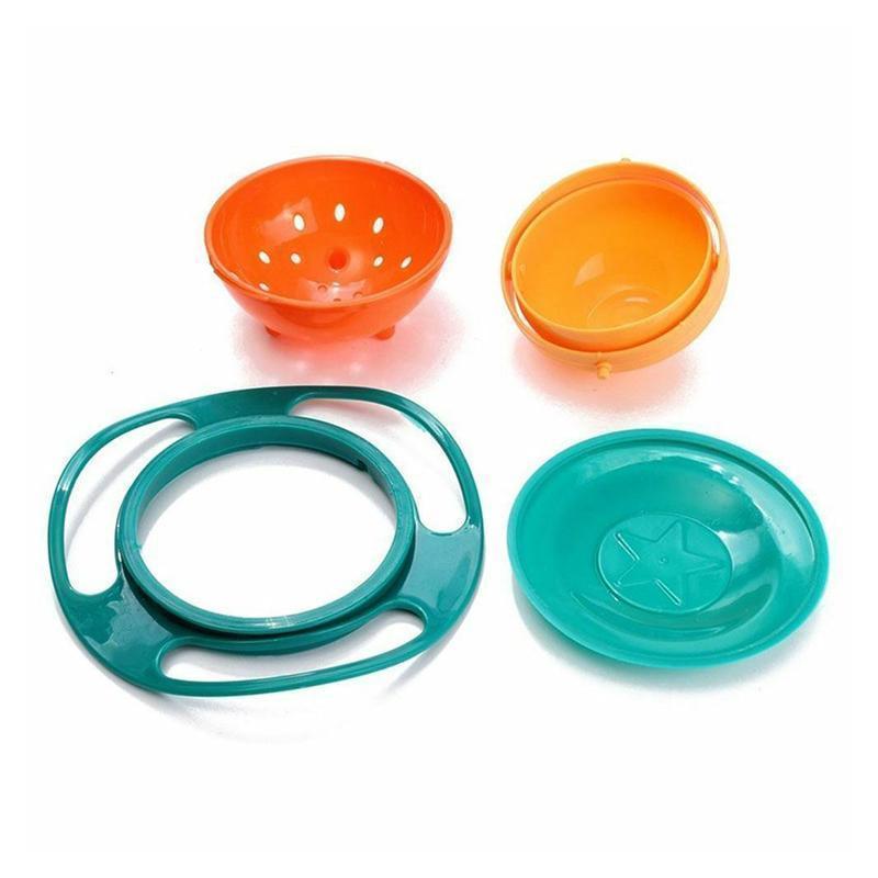 Baby Universal 360 Degree Spill-Proof Gyro Bowl (3 Colors)