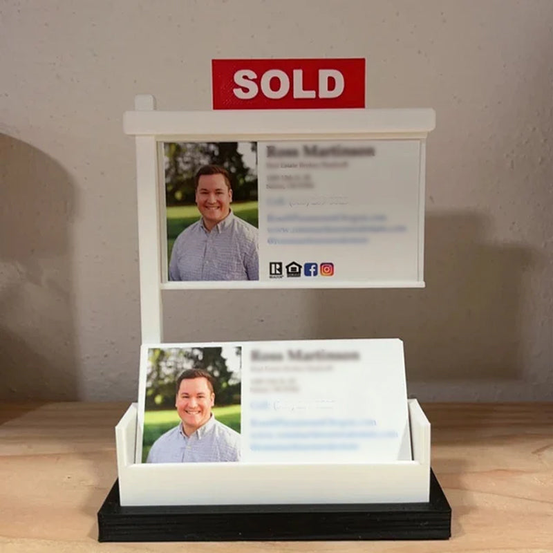 Real Estate Business Card Display