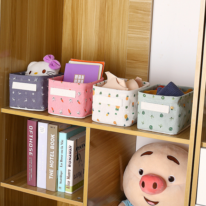 Foldable Canvas Cartoon Storage Box