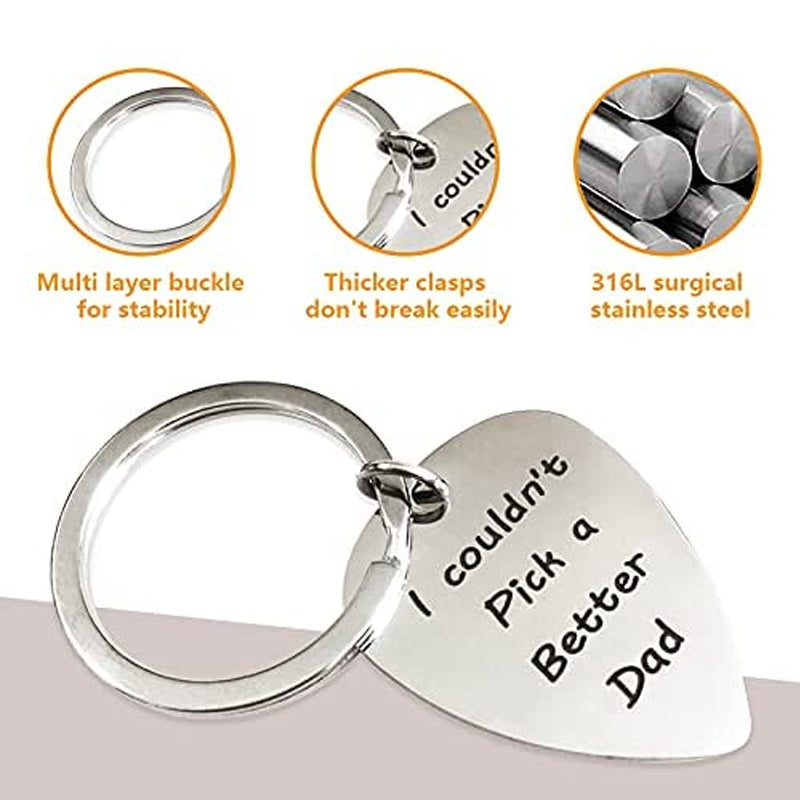 Keychain "I Couldn't Pick A Better Dad" - Gifts for Father