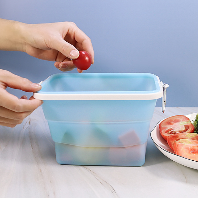 Collapsible Silicone Food Storage Box