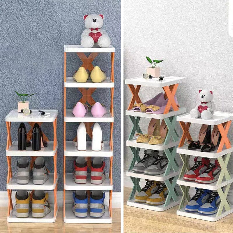 Foldable Multi-Layer Shoe Rack, Shoe Storage Shelf Organizer