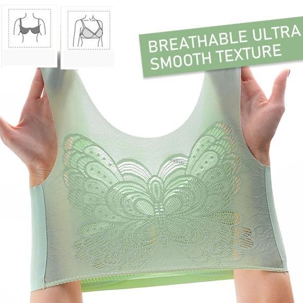 Ultra-thin Plus Size Ice Silk Comfort Bra