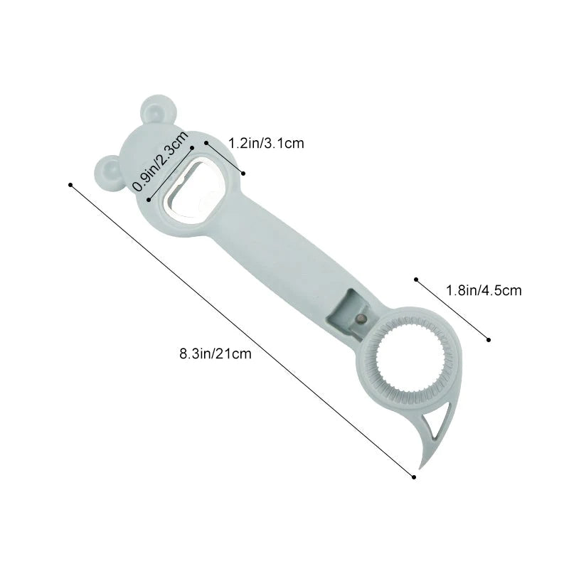 4 In 1 Multifunctional Bear Bottle Opener