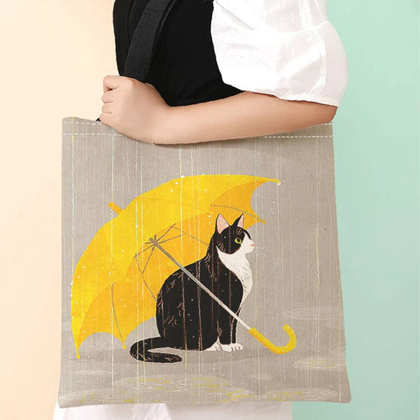 Kitty Printed Tote - Gift for Cat Lover