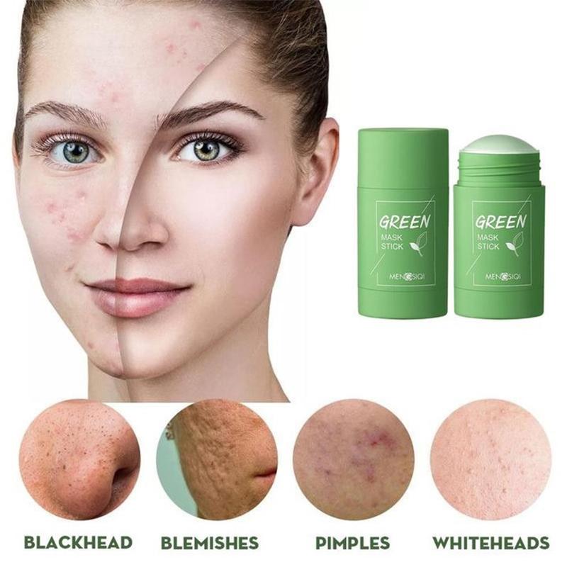 Poreless Deep Cleanse Mask Stick, Clay Purifying Blackheads Remover Mask