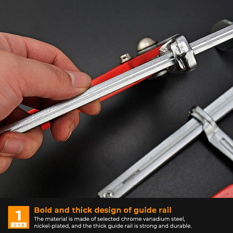 Upgrade Quick Ratchet Track Saw Guide Rail Clamp