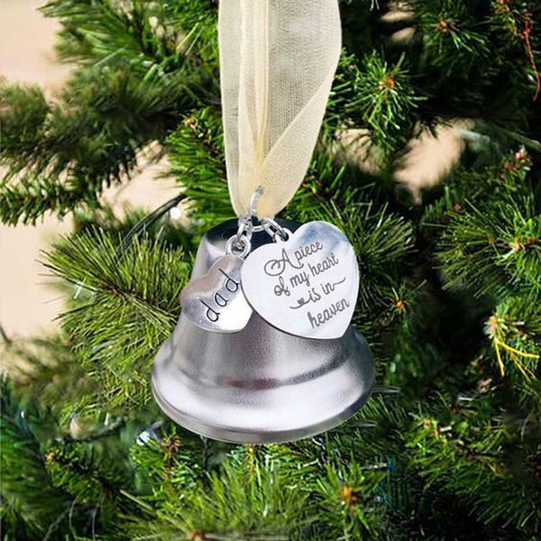 Heart-Warming Christmas Memorial Bell Pendant