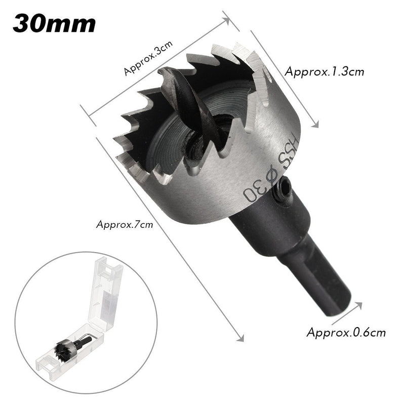 Domom 16-30MM HSS Drill Bit Hole Saw Set