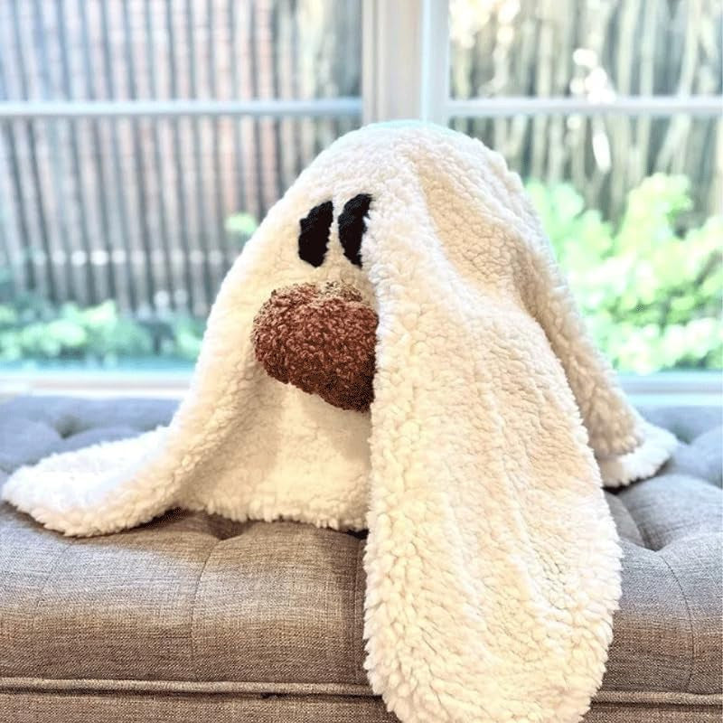 👻Ghost with Pumpkin🎃 Pillow Halloween