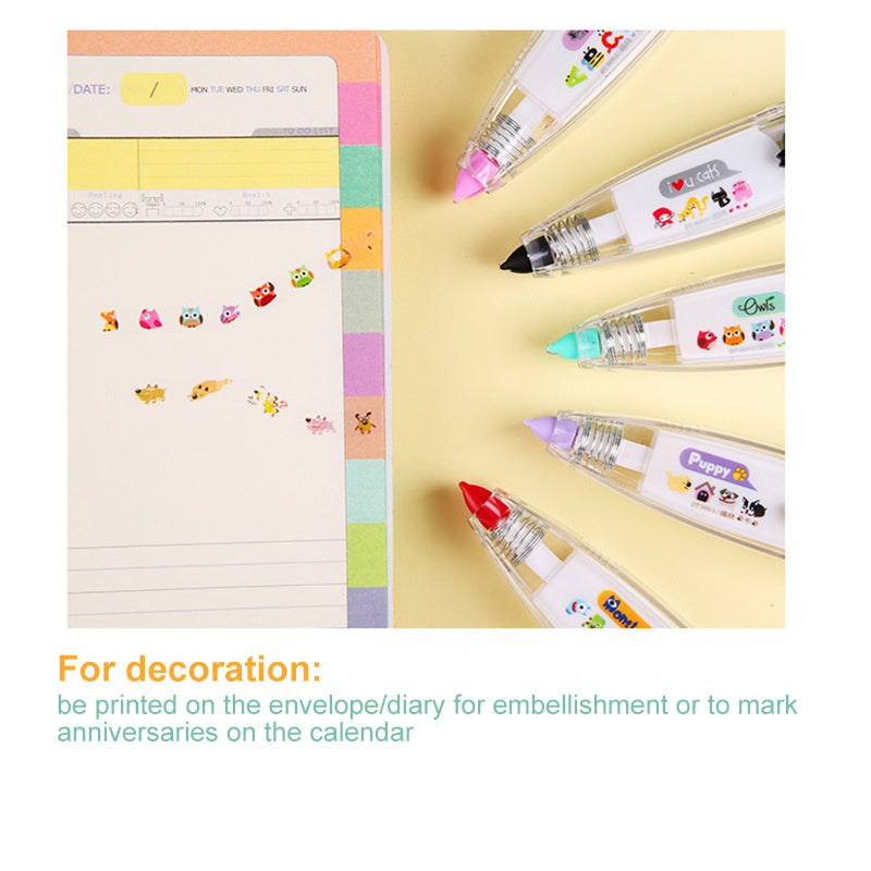 Novelty Cute Cartoon DIY Correction Tape Pen