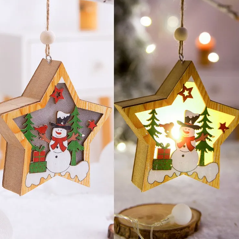 Christmas Tree Decoration Hanging Light Box