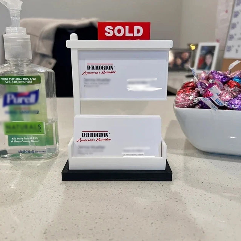 Real Estate Business Card Display