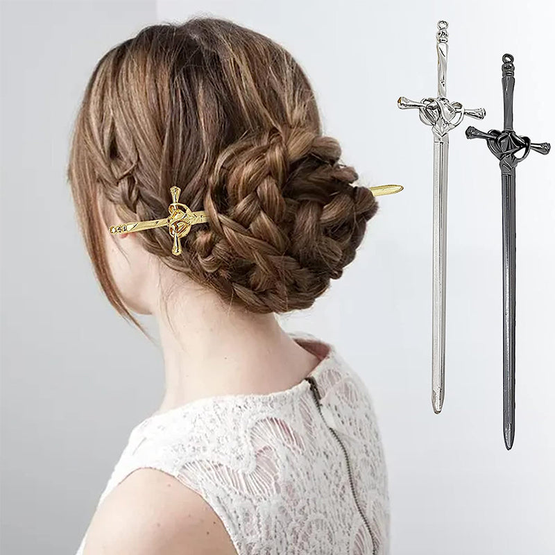 Sword Hair Pin Stick Hair Styling Accessory