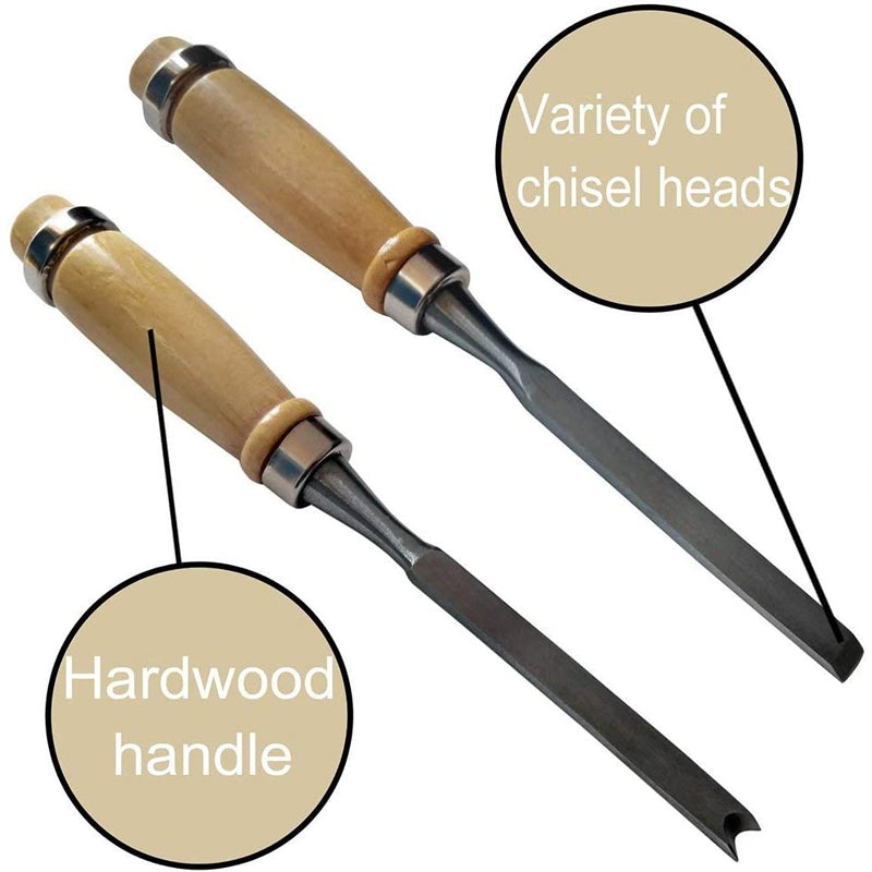 Flat Shovel Wood Chisel Sets