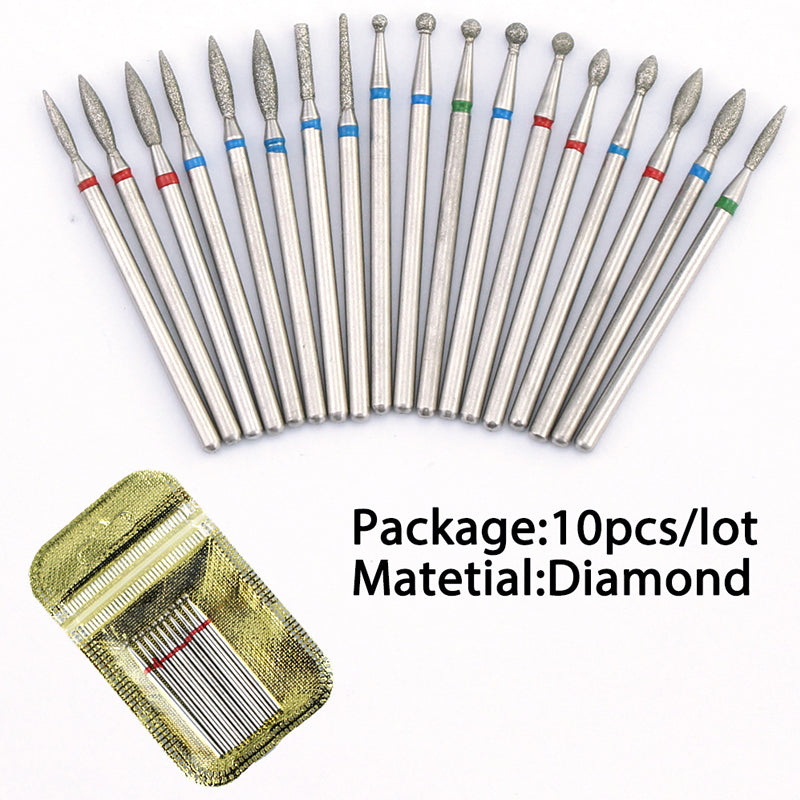 Milling Cutter Nail Drill Bits Set