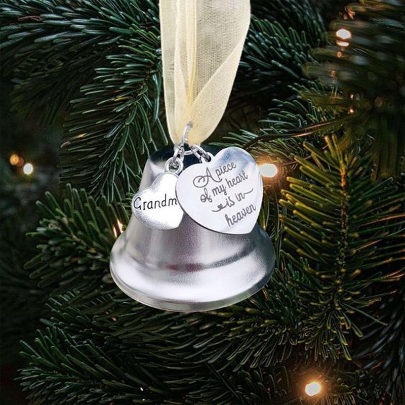 Heart-Warming Christmas Memorial Bell Pendant