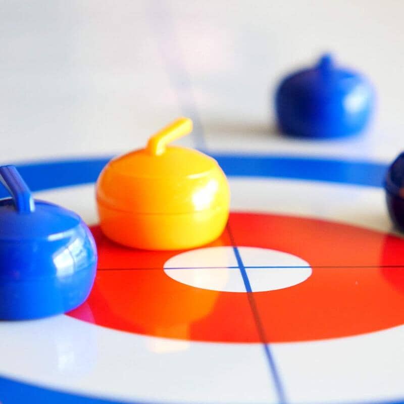 Tabletop Mini Curling Ball Game