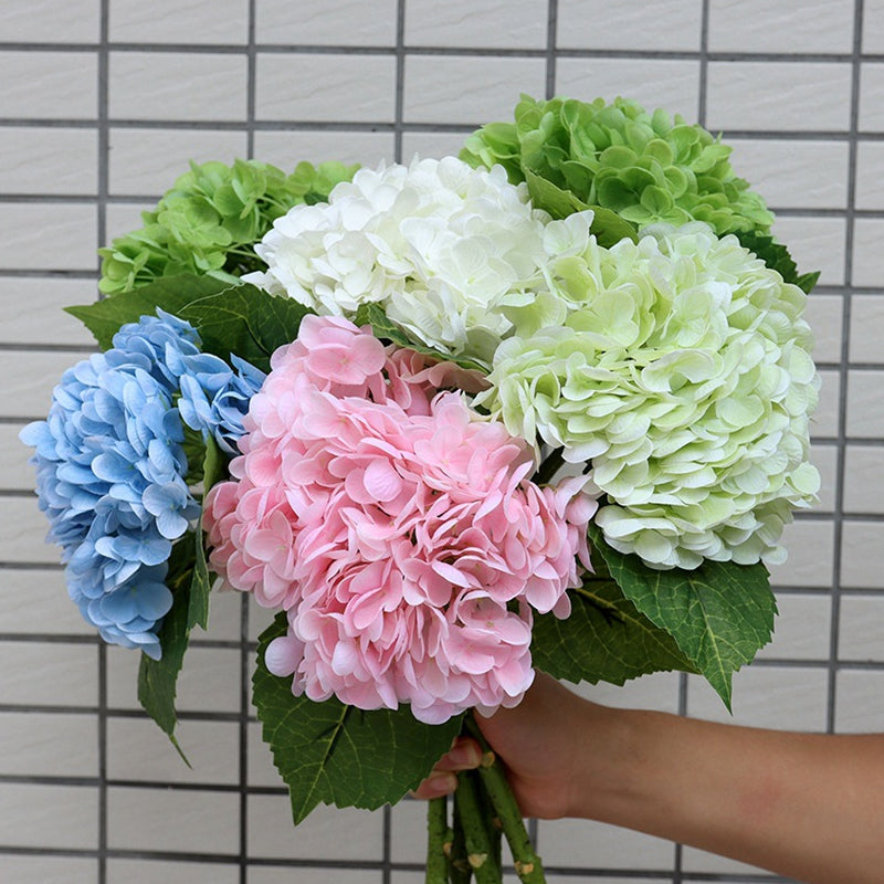 Artificial Hydrangea Blossoms for Outdoor Use