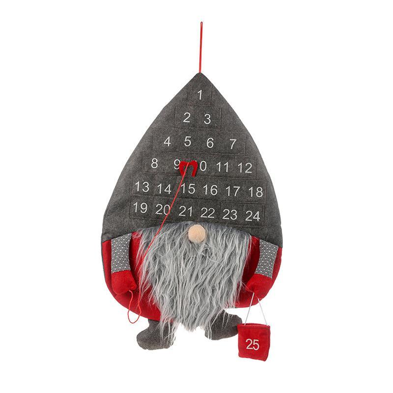 Countdown To Christmas Santa Pendant Advent Calendar