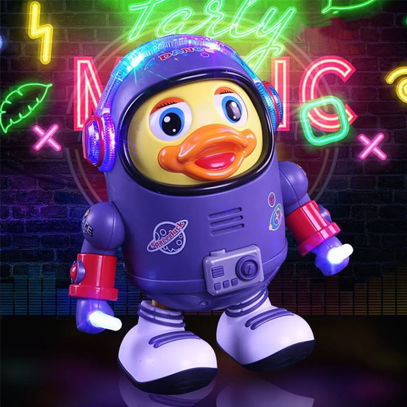 Electric Dancing Space Duck Musical Interactive Toy