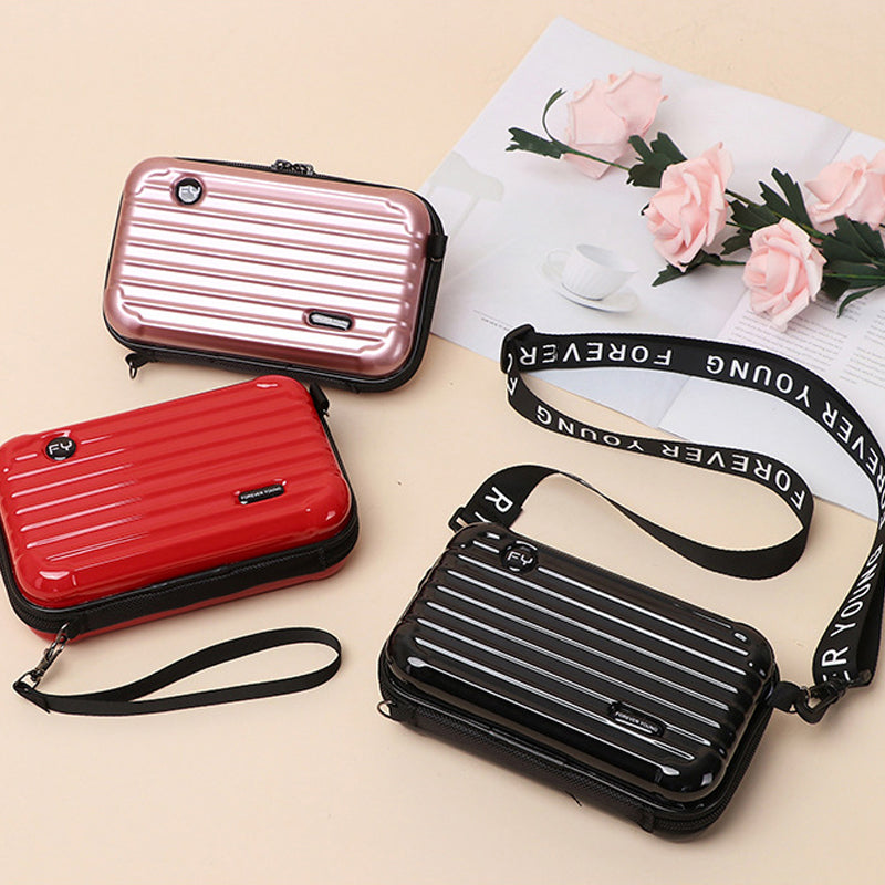 Mini Suitcase Shape Crossbody Shoulder Bag