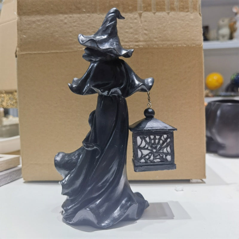 Halloween Witch Ghost Ornament