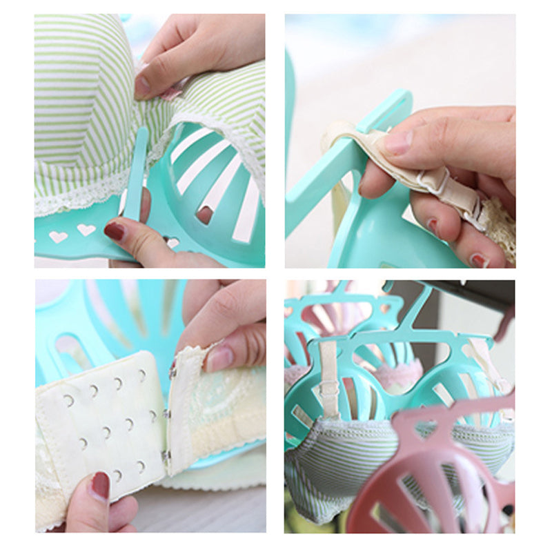 Non-deformation Non-slip Plastic Bra Drying Rack