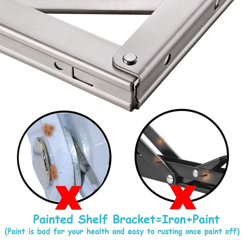 Foldable Triangular Partition Bracket