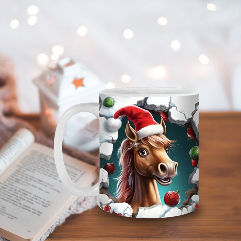 Christmas Animal Pattern Mug