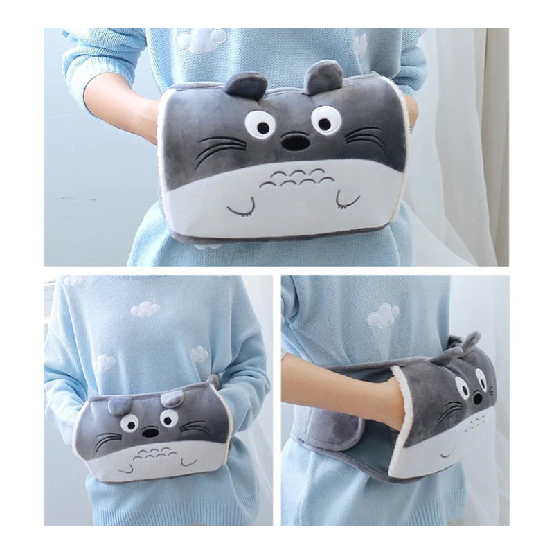 🦝Plush Refillable Hot Water Bottle Belt