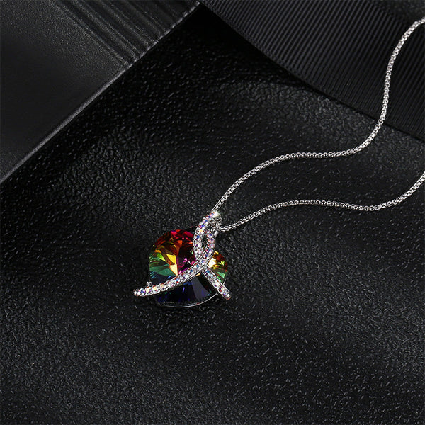 Heart Crystal Necklace