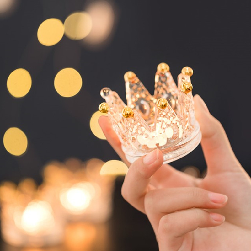 Creative Crown Candle Holder Desktop Decoration