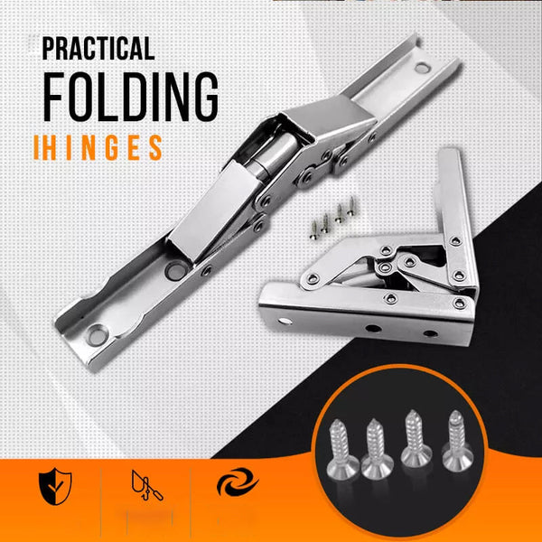 Opening-free 90 degree folding hinges