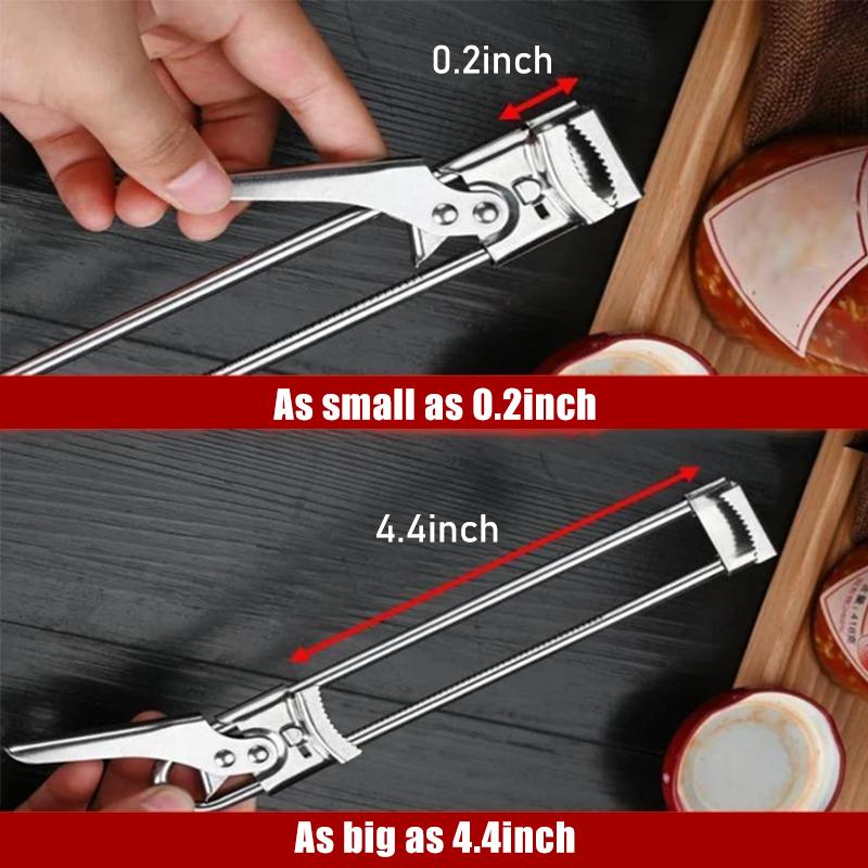 Adjustable Multifunctional Stainless Steel Can Opener