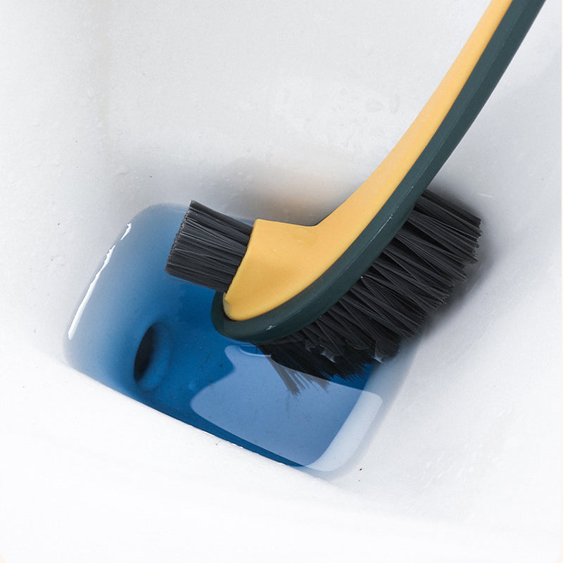 Double-sided Flocking Toilet Cleaning Brush