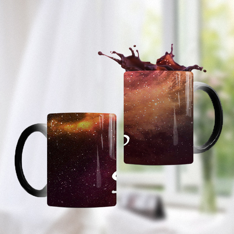 Zodiac Color Changing Magic Mugs, Heat Sensitive Ceramics Cups