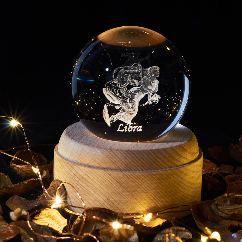 Glowing Crystal Ball Night Light