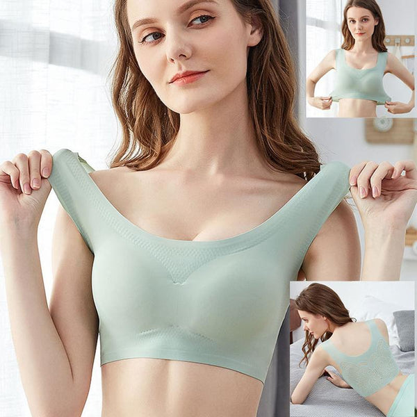 Ultra-thin Plus Size Ice Silk Comfort Bra