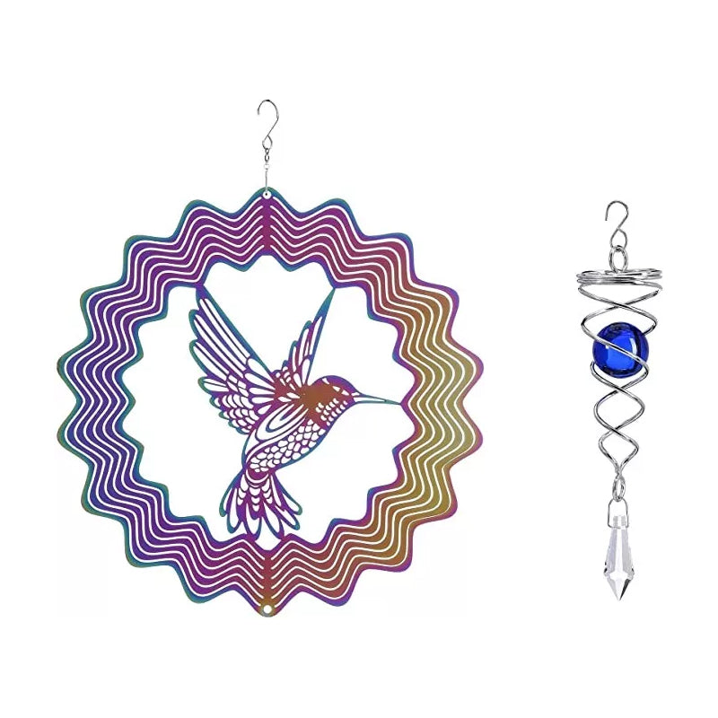 Hummingbird Hanging Wind Spinner