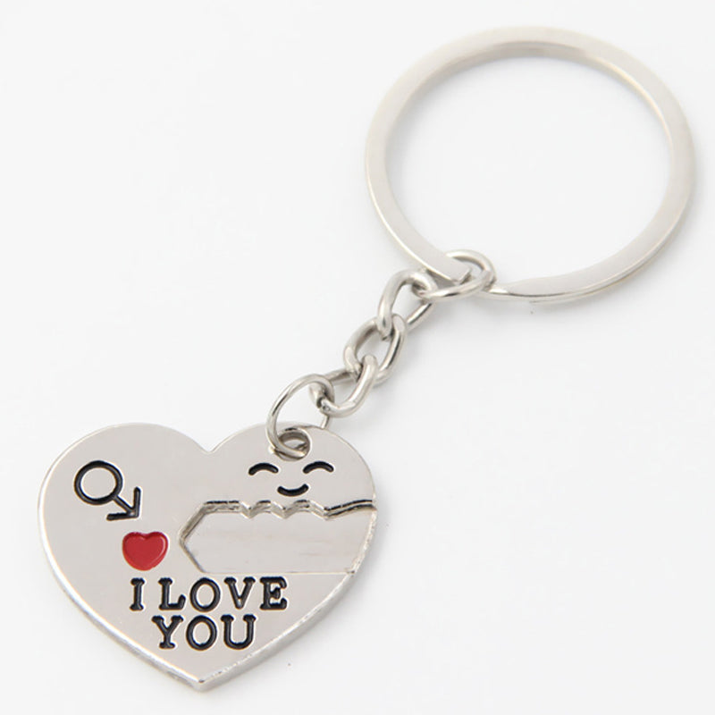 Couple Keychain Charms Love Key Ring