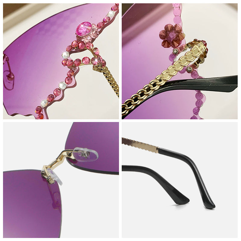 Diamond Butterfly Sunglasses