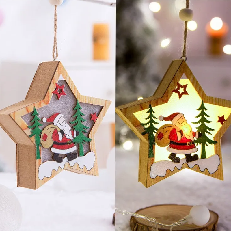 Christmas Tree Decoration Hanging Light Box