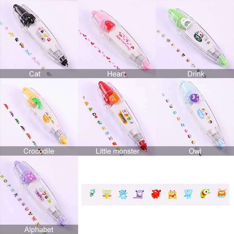 Novelty Cute Cartoon DIY Correction Tape Pen