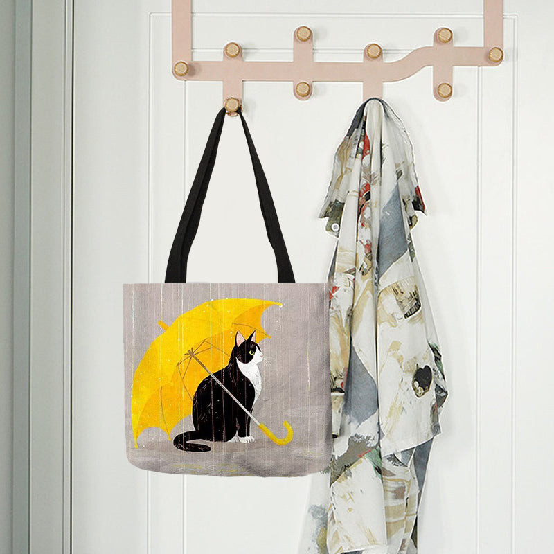 Kitty Printed Tote - Gift for Cat Lover