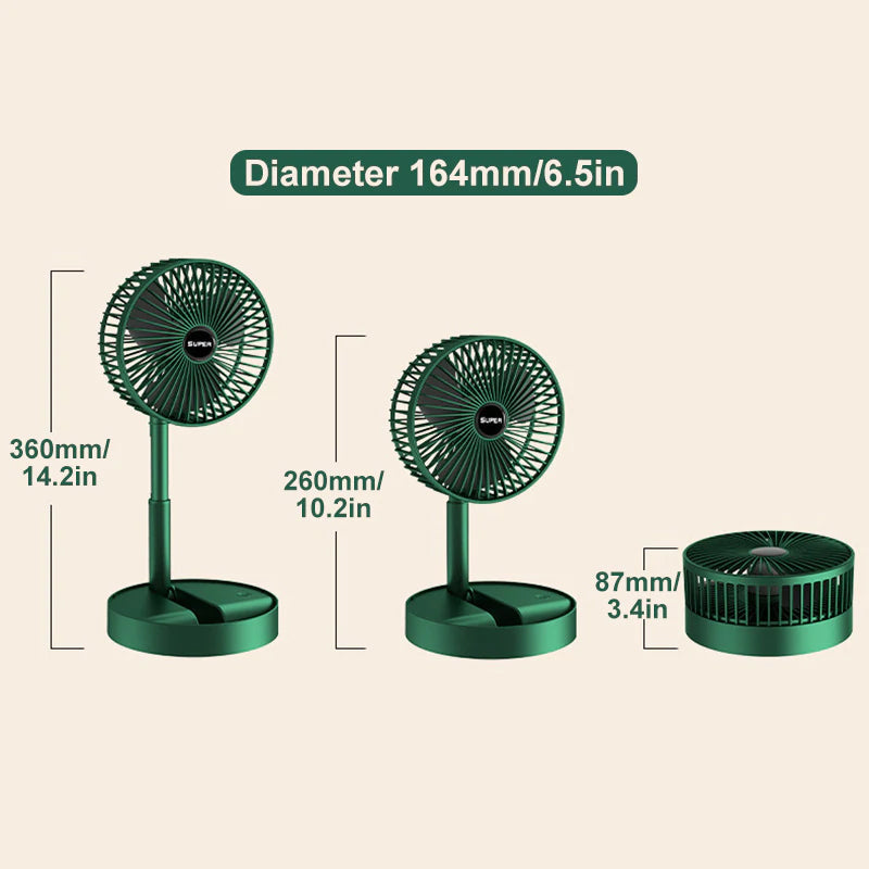 Protable Handheld/Household Foldable Mini Fan