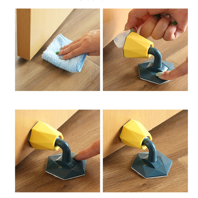 Punch-free Silicone Door Stopper