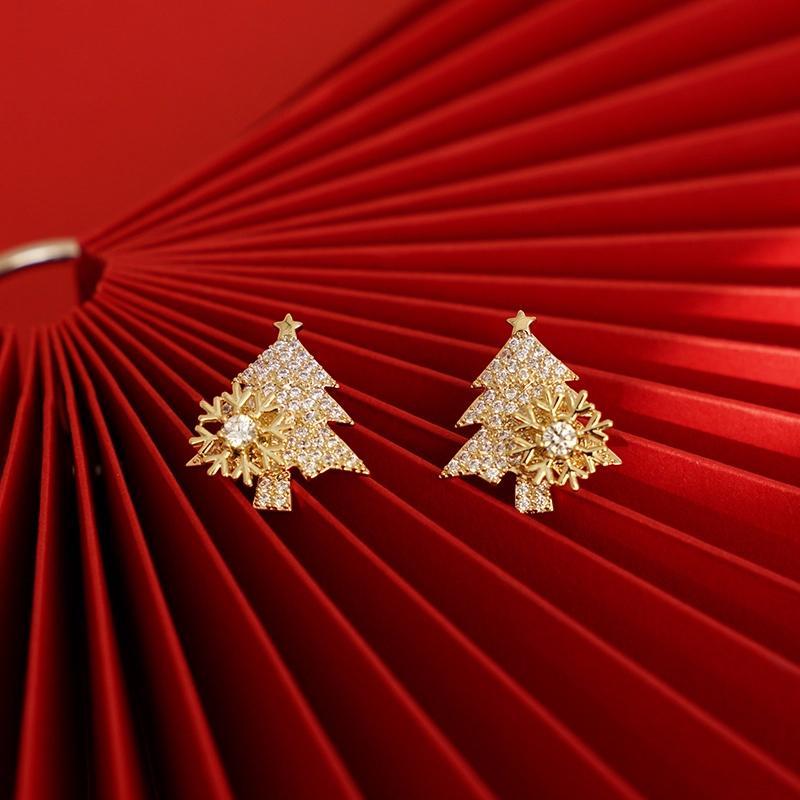 🎄Rotatable Christmas Tree Earrings